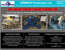 Tablet Screenshot of cermach.com